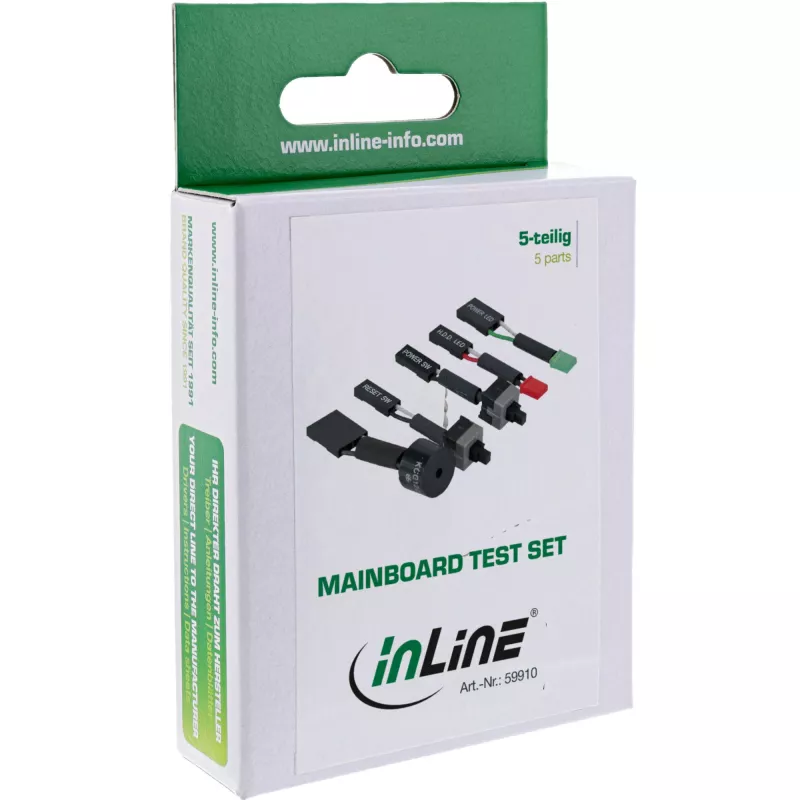 InLine PC- ja palvelimen emolevyn testisarja 5-osainen InLine 59910