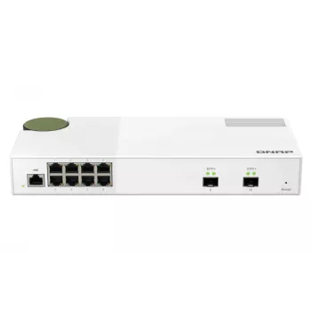 QNAP QSW-M2108-2S verkkokytkin Managed L2 2.5G Ethernet (100/1000/2500) harmaa