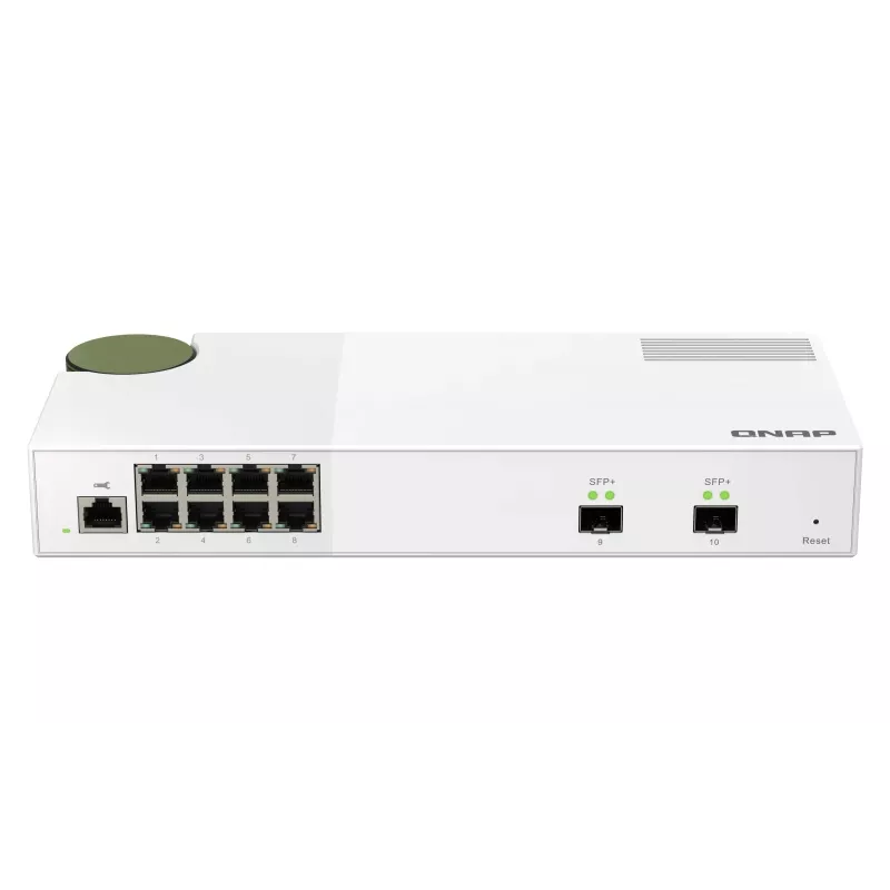 QNAP QSW-M2108-2S verkkokytkin Managed L2 2.5G Ethernet (100/1000/2500) harmaa