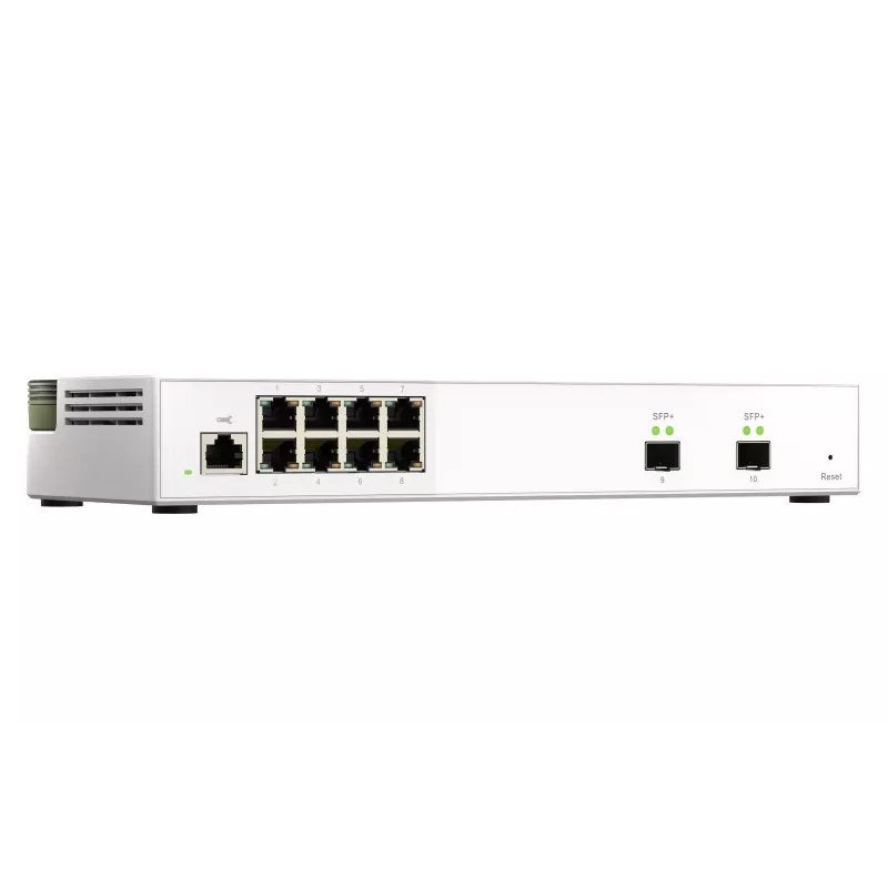QNAP QSW-M2108-2S verkkokytkin Managed L2 2.5G Ethernet (100/1000/2500) harmaa