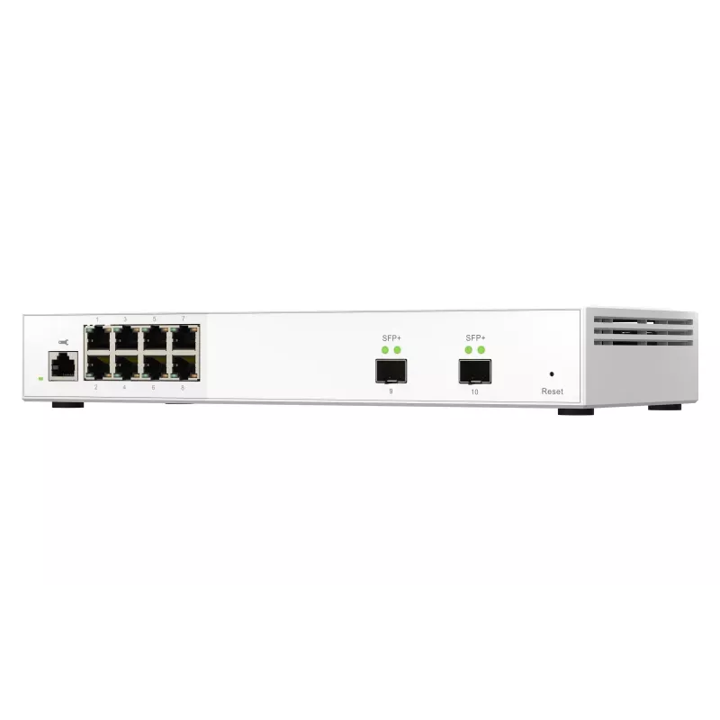 QNAP QSW-M2108-2S verkkokytkin Managed L2 2.5G Ethernet (100/1000/2500) harmaa