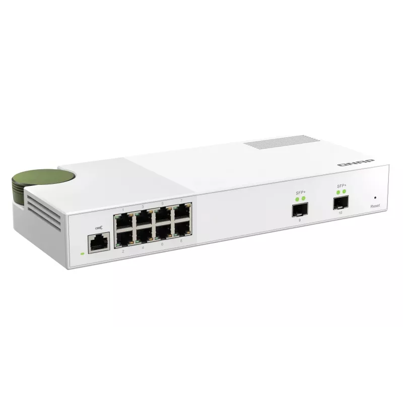 QNAP QSW-M2108-2S verkkokytkin Managed L2 2.5G Ethernet (100/1000/2500) harmaa
