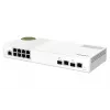 QNAP QSW-M2108-2C verkkokytkin Managed L2 2.5G Ethernet (100/1000/2500) harmaa, valkoinen