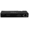 StarTech.com matkatelakointiasema kannettaville – HDMI tai VGA – USB 3.0