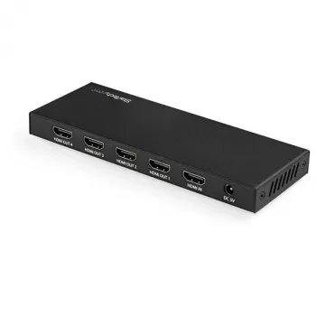 StarTech.com 4-porttinen HDMI-jakaja – 4K 60 Hz, HDMI, 4x HDMI, 3840 x 2160 pikseliä, musta, 4K Ultra HD, 60 Hz