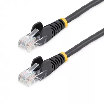 StarTech.com Cat5e-patchkaapeli ilman lukituskielekkeitä olevilla RJ45-liittimillä – 5 m, musta