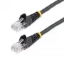 StarTech.com Cat5e-patchkaapeli ilman lukituskielekkeitä olevilla RJ45-liittimillä – 5 m, musta