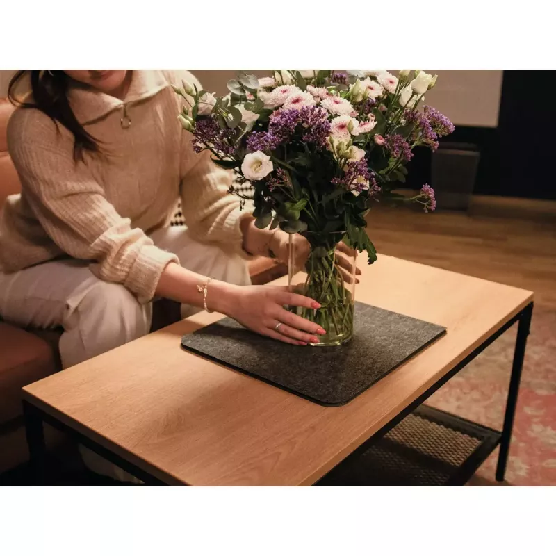Pöytäalusta Durable 708158 PET-huopa antrasiitti 700x330x4 mm