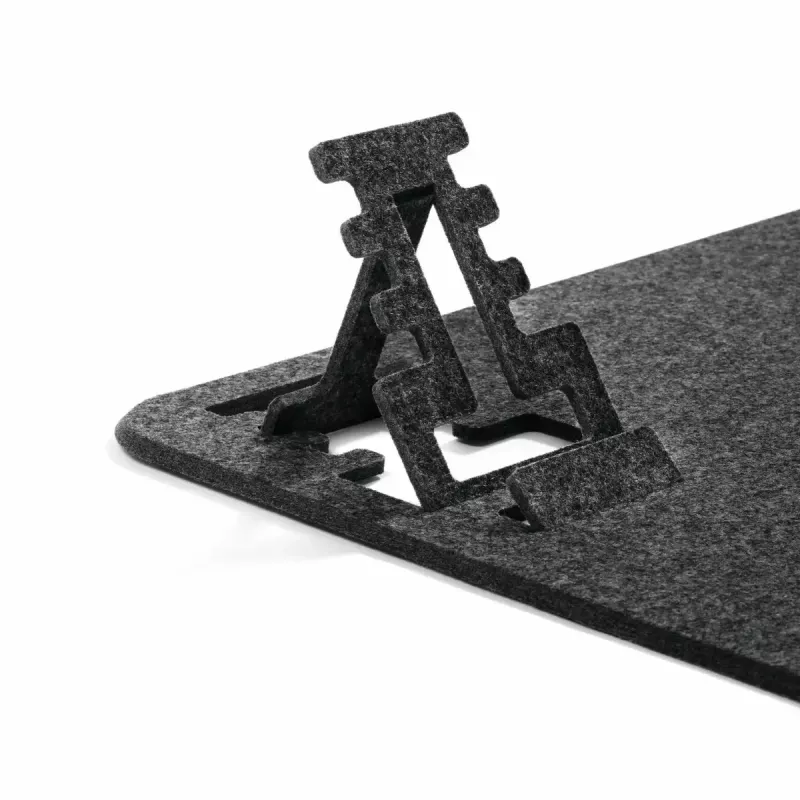 Pöytäalusta Durable 708158 PET-huopa antrasiitti 700x330x4 mm