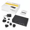 StarTech.com 4-porttinen HDMI KVM-kytkin - USB 3.0 - 1080p, 1920 x 1080 pikseliä, rack-asennus, musta