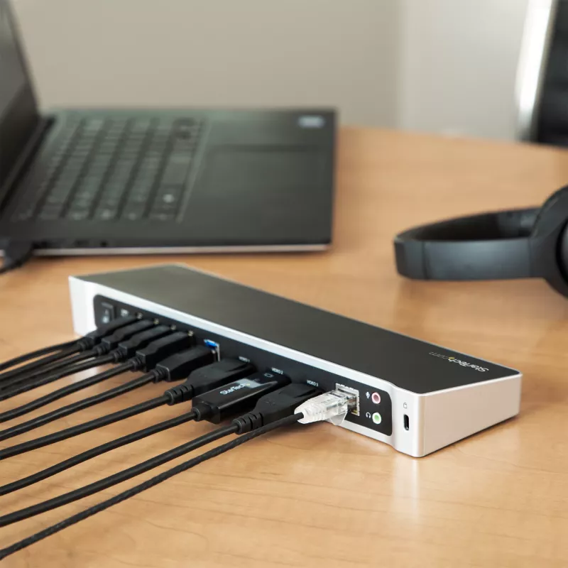 StarTech.com kolmen näytön USB 3.0 -telakointiasema - 1x HDMI - 2x DisplayPort