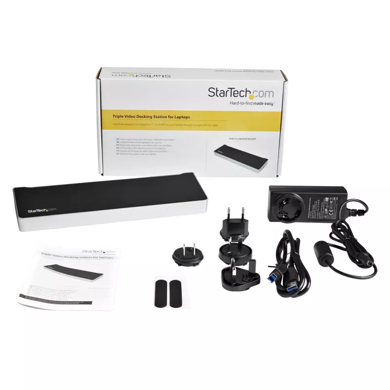 StarTech.com kolmen näytön USB 3.0 -telakointiasema - 1x HDMI - 2x DisplayPort