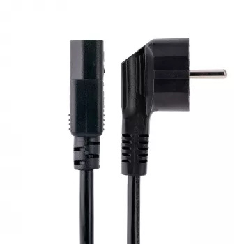StarTech.com 3m (10ft) tietokoneen virtajohto, 18AWG, EU Schuko C13 virtajohto, 250V 10A, musta varavirtajohto, TV/näytön virtajohto, Schuko CEE 7/7 IEC 60320 C13 virtajohto - PC-virtalähteen virtajohto