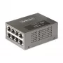 StarTech.com 4-porttinen Multi-Gigabit PoE++ -injektori, 5/2.5/1G Ethernet (NBASE-T), PoE/PoE+/PoE++ (802.3af/802.3at/802.3bt), 160 watin tehotalous, seinä-/DIN-kiskokiinnitys, hallitsematon