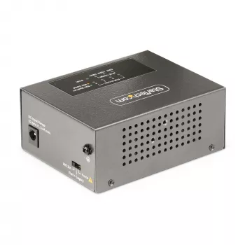 StarTech.com 4-porttinen Multi-Gigabit PoE++ -injektori, 5/2.5/1G Ethernet (NBASE-T), PoE/PoE+/PoE++ (802.3af/802.3at/802.3bt), 160 watin tehotalous, seinä-/DIN-kiskokiinnitys, hallitsematon