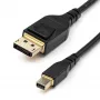 StarTech.com 3 ft (1 m) VESA-sertifioitu Mini DisplayPort - DisplayPort 1.4 -kaapeli – 8K 60 Hz HBR3 HDR – Super UHD mDP - DP 1.4 -kaapeli – ohut (34 AWG) Ultra HD 4K 120 Hz – näytön/videon kaapeli