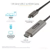 StarTech.com 4 m USB-C - HDMI -kaapeli 4K 60 Hz HDR10:llä – Ultra HD USB Type-C - 4K HDMI 2.0b -videoadapterikaapeli – USB-C - HDMI HDR -näyttö-/näyttömuunnin – DP 1.4 Alt Mode HBR3
