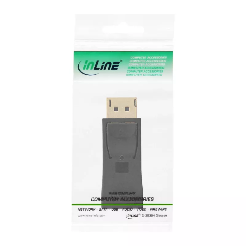 InLine DisplayPort-adapteri DisplayPort-uros / HDMI-naaras musta
