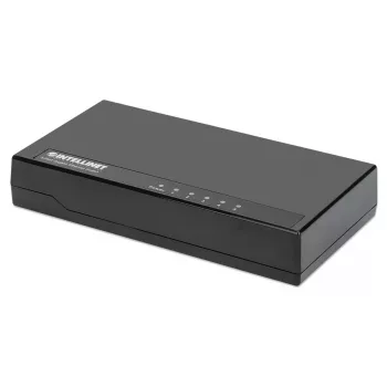 Intellinet 5-porttinen Gigabit Ethernet -kytkin työpöytäkoko, muovi, IEEE 802.3az (Energy Efficient Ethernet), musta