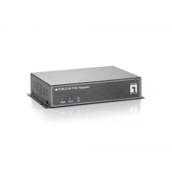 LevelOne PoE-toistin, ketjutettava, IEEE 802.3x, täysduplex, puoliduplex, LAN, Power, FCC, CE, 0 - 50 °C, 5 - 95 %