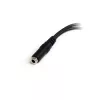 StarTech.com 3,5 mm 4-asentoinen - 2x 3-asentoinen 3,5 mm kuulokejakoadapteri – naaras/uros
