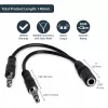 StarTech.com 3,5 mm 4-asentoinen - 2x 3-asentoinen 3,5 mm kuulokejakoadapteri – naaras/uros