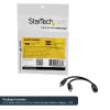 StarTech.com 3,5 mm 4-asentoinen - 2x 3-asentoinen 3,5 mm kuulokejakoadapteri – naaras/uros