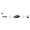 LevelOne POR-0101 PoE+-toistin, 2x Fast Ethernet, 10Base-T/100Base-TX, jopa 100 m, harmaa