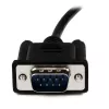StarTech.com 2 m musta DB9 RS232 sarjakaapeli nullmodem F/M, musta, 2 m, DB-9, DB-9, uros, naaras