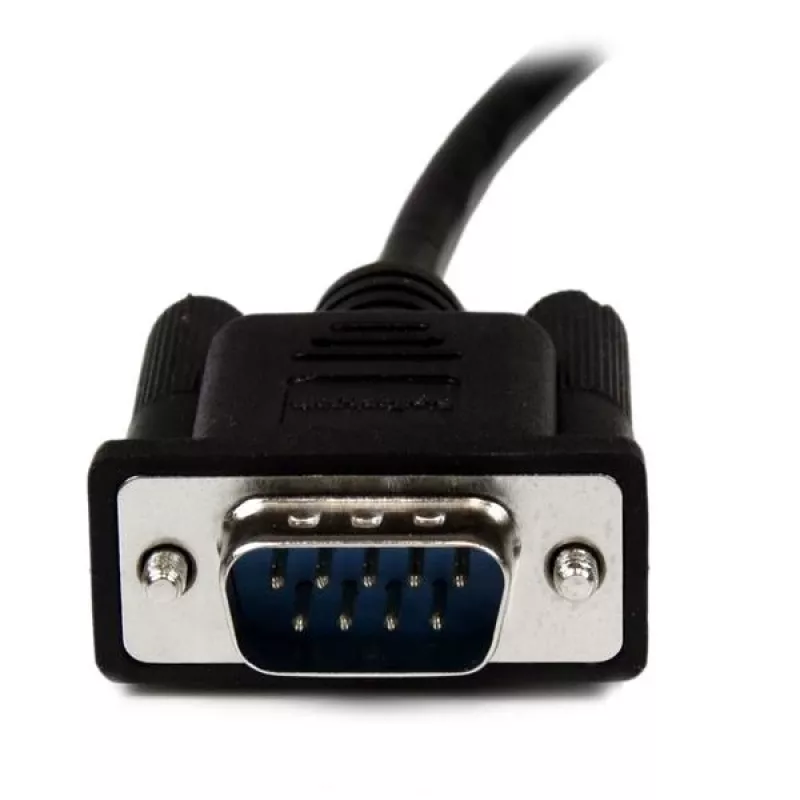 StarTech.com 2 m musta DB9 RS232 sarjakaapeli nullmodem F/M, musta, 2 m, DB-9, DB-9, uros, naaras