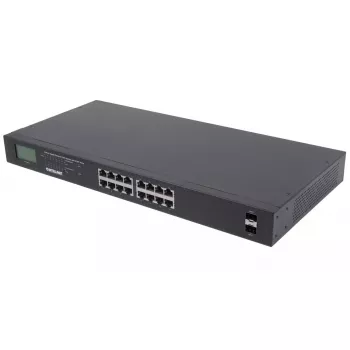 Hallitsematon kytkin Intellinet 16-Port Gigabit Ethernet PoE+ 370W