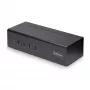 StarTech.com 4-porttinen Dual-Monitor DisplayPort KVM -kytkin, 4K 60 Hz, 2x USB 5 Gbps -keskittimen portit, 2x USB 2.0 HID -portit, pikanäppäin- ja painikevaihto, TAA-yhteensopiva – 3,5 mm ääni, HDCP