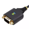 StarTech.com 3 ft (1 m) USB - sarja-adapterikaapeli, COM-säilytys, vaihdettavat ruuvit/mutterit, USB-A - DB9 RS232, FTDI IC, ESD-suoja, Windows/macOS/Linux