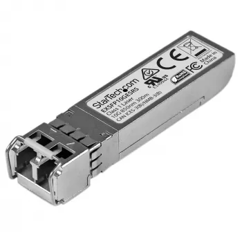 StarTech.com Juniper EX-SFP-10GE-SR -yhteensopiva SFP+ -lähetin-vastaanotinmoduuli - 10GBASE-SR~Juniper EX-SFP-10GE-SR -yhteensopiva SFP+ -moduuli - 10GBASE-SR - 10GbE monimuotokuitu MMF optinen lähetin-vastaanotin - 10GE Gigabit Ethernet SFP+ - LC 300m - 850nm - DDM