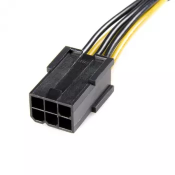 StarTech.com PCI Express 6-pin - 8-pin virtasovitinkaapeli, PCI-E (8-pin), PCI-E (6-pin), 0,155 m, uros, naaras, suora