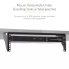 StarTech.com 3U 19” seinäasennettava pystyteline, seinäasennettava patch-paneeliteline data-/AV-/IT-/tietokonnelaitteille, 3U-teline kaappiin tai palvelinhuoneeseen, kantavuus 150 lb (68 kg)