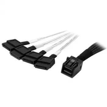 StarTech.com Sisäinen Mini-SAS - SATA -kaapeli – SFF-8643 - 4x SATA – 1 m