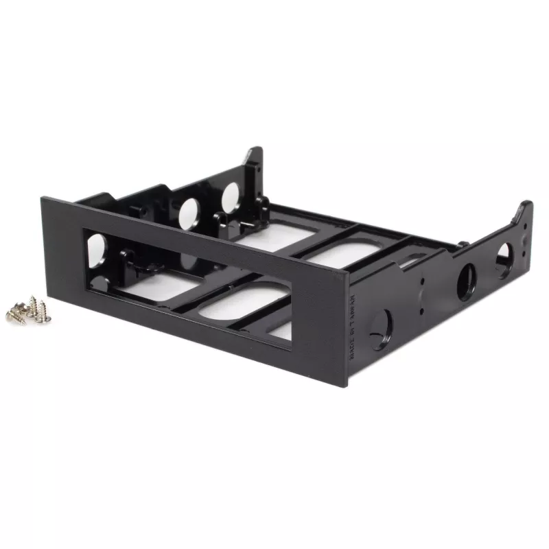 StarTech.com 3,5 tuuman kiintolevy - 5,25 tuuman etupaneelisovitinteline~3,5 tuuman - 5,25 tuuman etupaneeliasennusteline