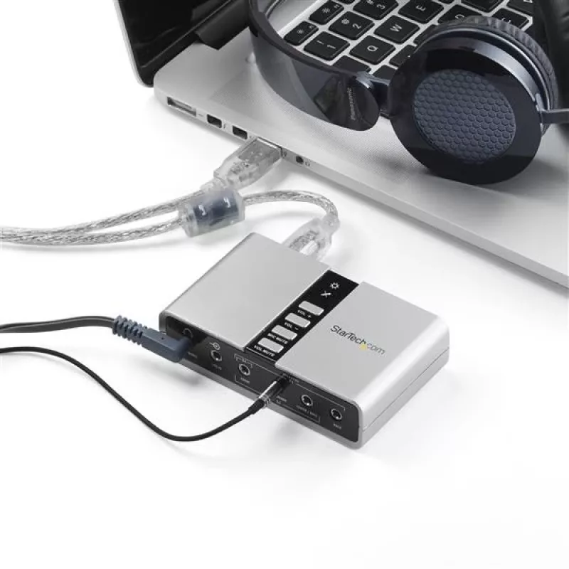 StarTech.com 7.1 USB -äänisovitin ulkoinen äänikortti SPDIF-digitaaliäänellä