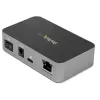 StarTech.com HB31C2A1CGS 3-porttinen USB-C-keskitin Gigabit Ethernetillä, USB 3.1 Gen 2 10 Gbps, 2x USB-A + 1x USB-C, 1 m isäntäkaapeli, virtalähteellä