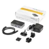 StarTech.com HB31C2A1CGS 3-porttinen USB-C-keskitin Gigabit Ethernetillä, USB 3.1 Gen 2 10 Gbps, 2x USB-A + 1x USB-C, 1 m isäntäkaapeli, virtalähteellä