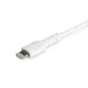 StarTech.com 1 m kestävä valkoinen USB-C–Lightning-kaapeli – luja aramidikuituinen USB Type-C–Lightning-lataus-/synkronointikaapeli – Apple MFi -sertifioitu iPad/iPhone 12