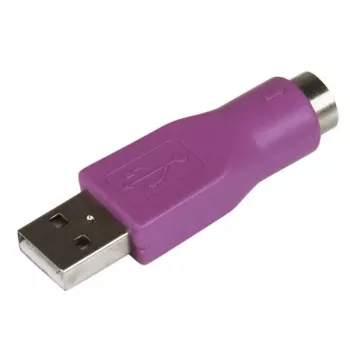 StarTech.com vara-PS/2-näppäimistö–USB-adapteri – K/M, USB A, PS/2, violetti