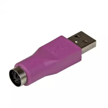 StarTech.com vara-PS/2-näppäimistö–USB-adapteri – K/M, USB A, PS/2, violetti