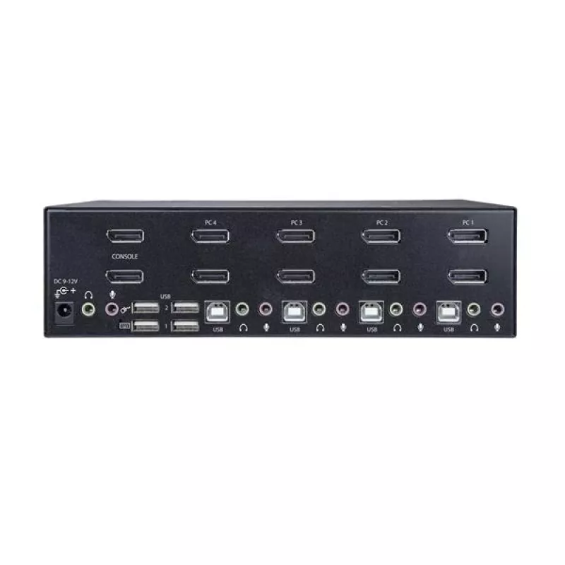 StarTech.com 4-porttinen Dual DisplayPort KVM-kytkin - 4K 60Hz