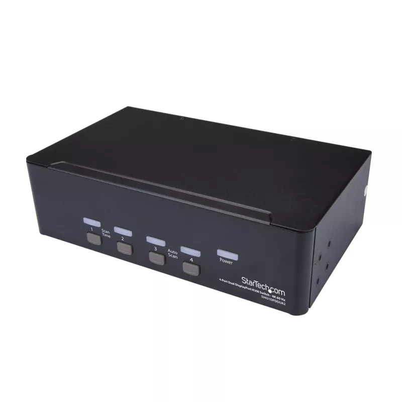 StarTech.com 4-porttinen Dual DisplayPort KVM-kytkin - 4K 60Hz