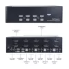 StarTech.com 4-porttinen Dual DisplayPort KVM-kytkin - 4K 60Hz