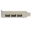 StarTech.com 4-porttinen PCI Express Low Profile High Speed USB -kortti