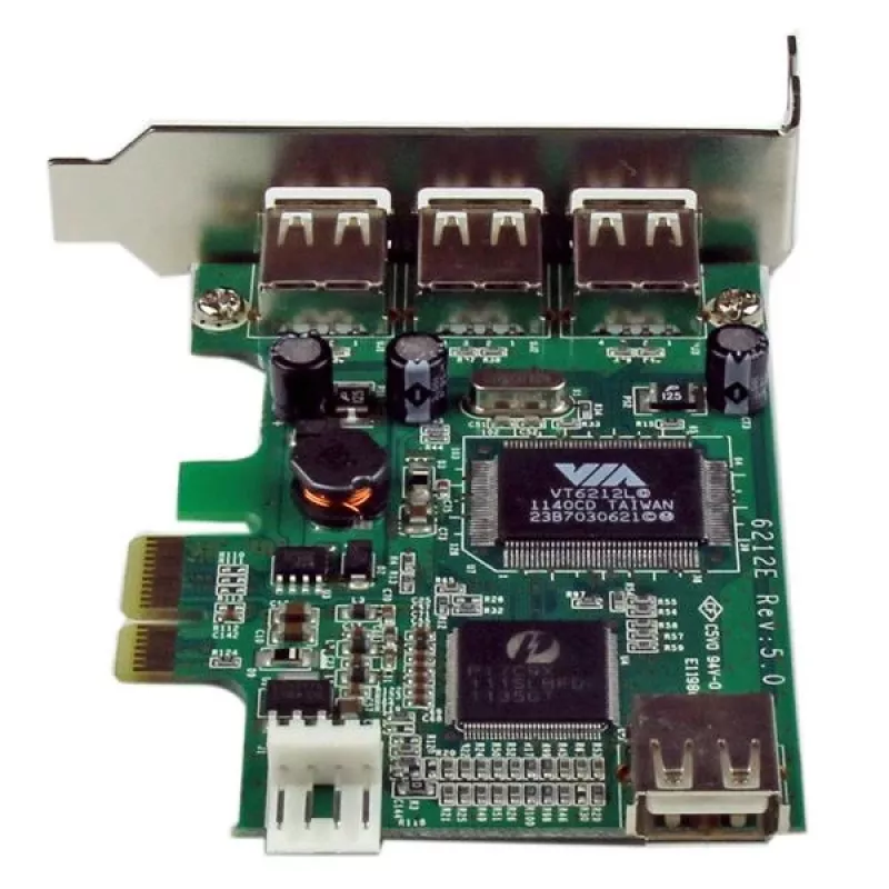 StarTech.com 4-porttinen PCI Express Low Profile High Speed USB -kortti