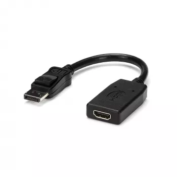 StarTech.com DP2HDMI DisplayPort–HDMI-videosovitin/-muunnin, passiivinen, enintään 1920x1200, DP uros – HDMI naaras, 24 cm